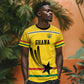 Custom World Football 2026 Ghana T shirt Black Star Adinkra Heritage Yellow Version