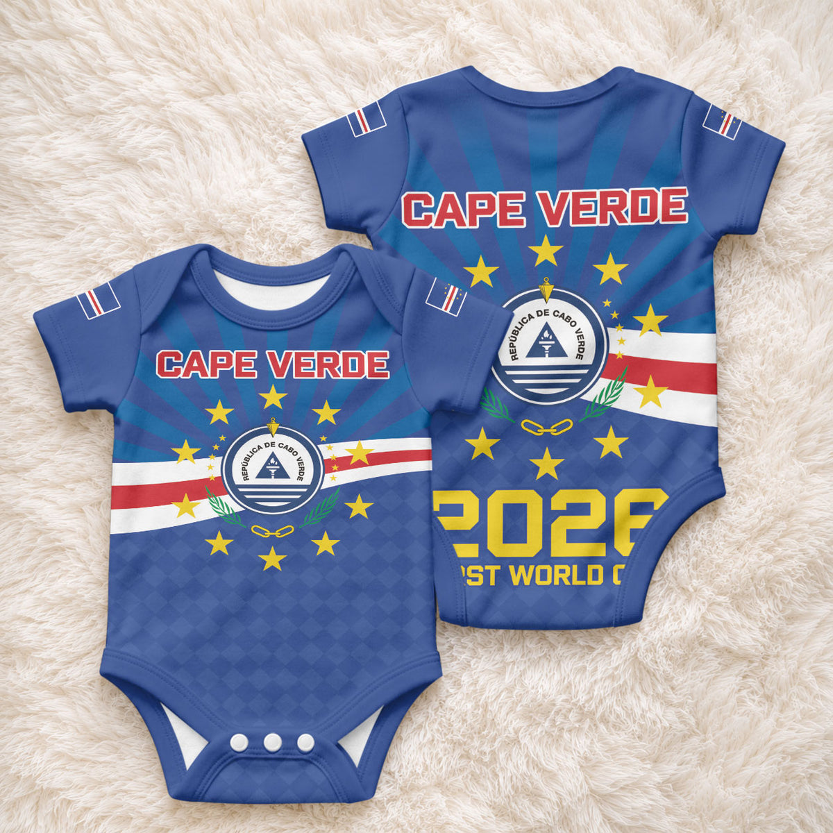 Cape Verde Football 2026 Baby Onesie Historic First World Cup Appearance