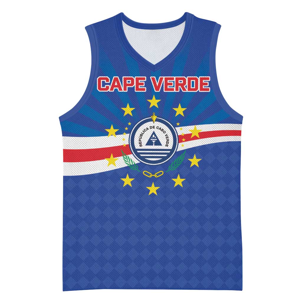 Cape Verde Football 2026 Basketball Jersey Historic First World Cup Appearance LT19