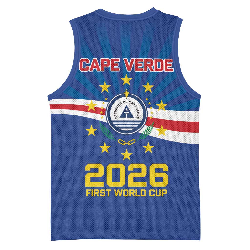 Cape Verde Football 2026 Basketball Jersey Historic First World Cup Appearance LT19