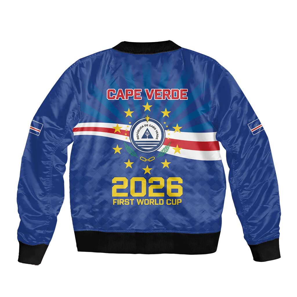 Cape Verde Football 2026 Bomber Jacket Historic First World Cup Appearance - African Pride