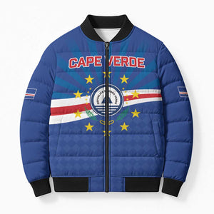 Cape Verde Football 2026 Bomber Puffer Jacket Historic First World Cup Appearance