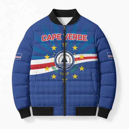 Cape Verde Football 2026 Bomber Puffer Jacket Historic First World Cup Appearance