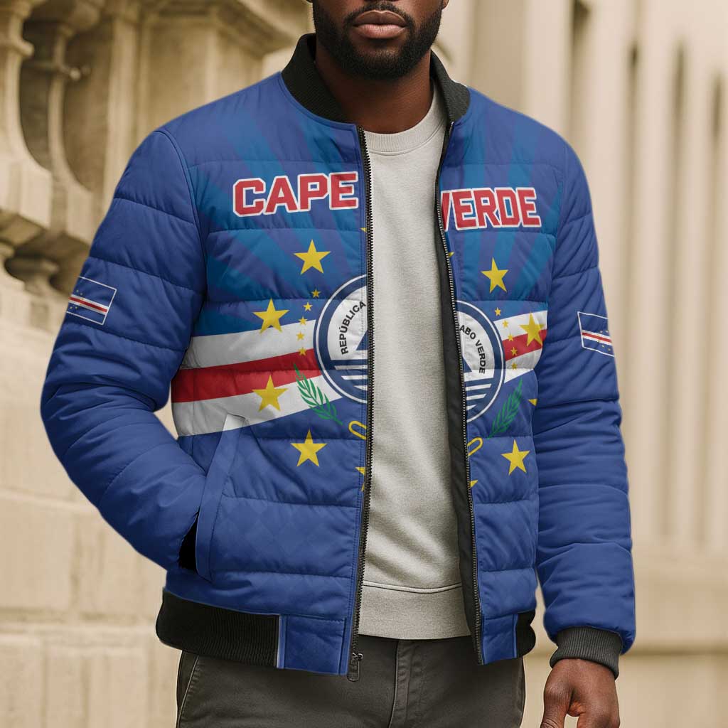 Cape Verde Football 2026 Bomber Puffer Jacket Historic First World Cup Appearance
