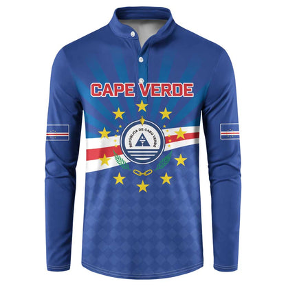 Cape Verde Football 2026 Button Sweatshirt Historic First World Cup Appearance