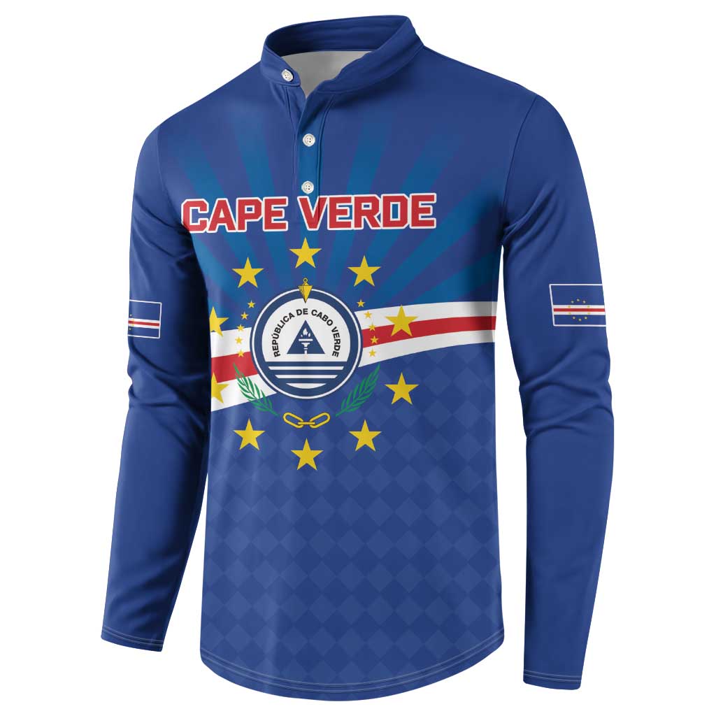Cape Verde Football 2026 Button Sweatshirt Historic First World Cup Appearance
