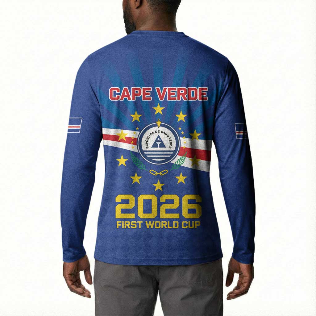 Cape Verde Football 2026 Button Sweatshirt Historic First World Cup Appearance