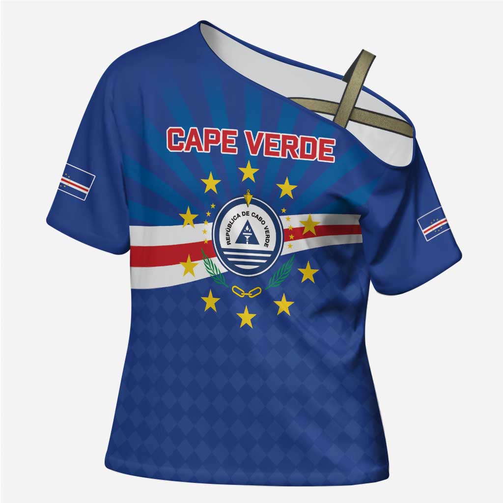 Cape Verde Football 2026 Cross Shoulder Shirt Historic First World Cup Appearance