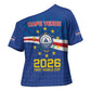 Cape Verde Football 2026 Cross Shoulder Shirt Historic First World Cup Appearance