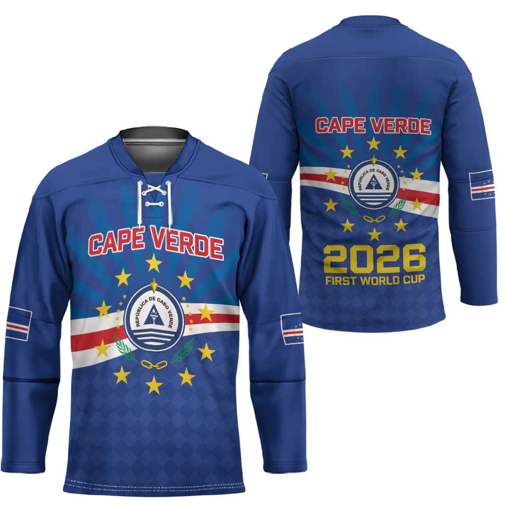 Cape Verde Football 2026 Hockey Jersey Historic First World Cup Appearance