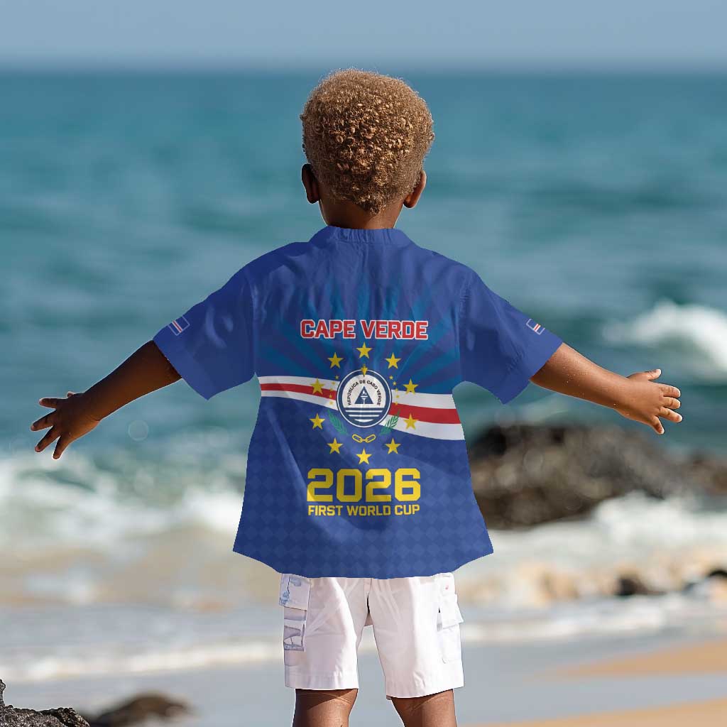 Cape Verde Football 2026 Kid Hawaiian Shirt Historic First World Cup Appearance - African Pride