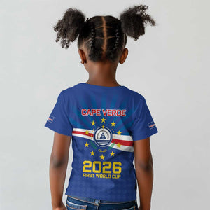 Cape Verde Football 2026 Kid T shirt Historic First World Cup Appearance - African Pride