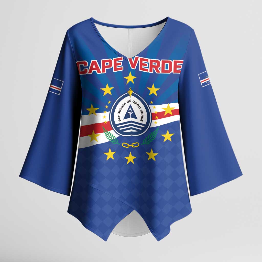 Cape Verde Football 2026 Kimono Sleeve Blouse Historic First World Cup Appearance