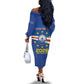 Cape Verde Football 2026 Off The Shoulder Long Sleeve Dress Historic First World Cup Appearance - African Pride