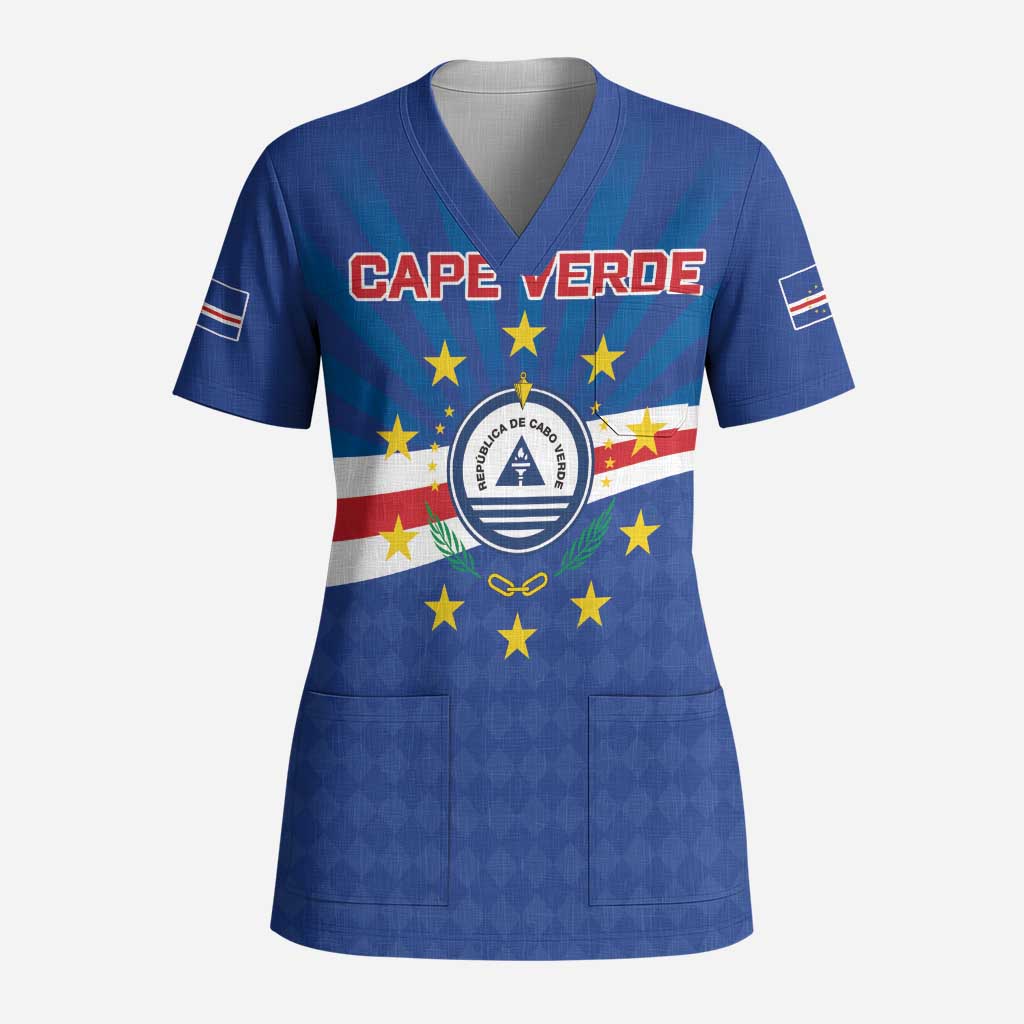 Cape Verde Football 2026 Scrub Top Historic First World Cup Appearance - African Pride