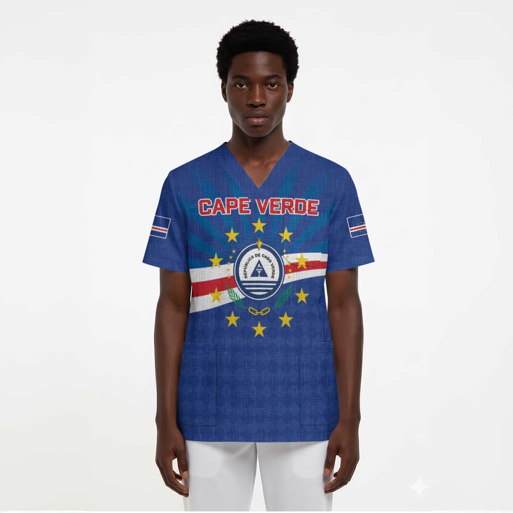 Cape Verde Football 2026 Scrub Top Historic First World Cup Appearance - African Pride