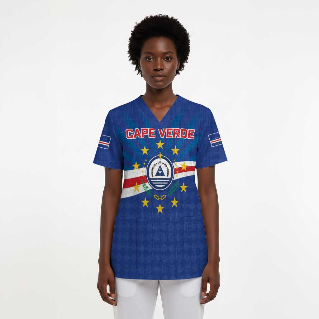 Cape Verde Football 2026 Scrub Top Historic First World Cup Appearance - African Pride