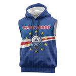 Cape Verde Football 2026 Sleeveless Hoodie Historic First World Cup Appearance - African Pride