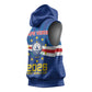 Cape Verde Football 2026 Sleeveless Hoodie Historic First World Cup Appearance - African Pride