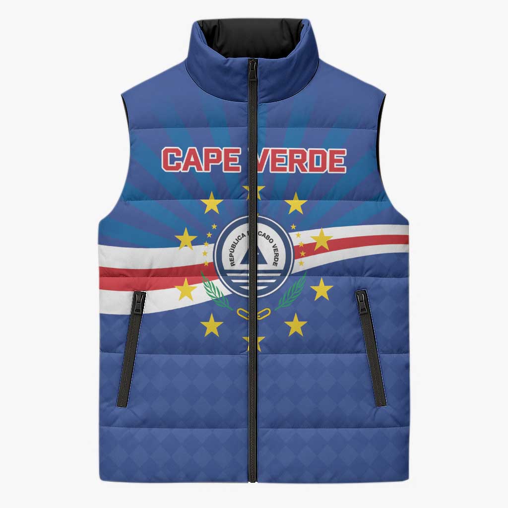 Cape Verde Football 2026 Sleeveless Puffer Jacket Historic First World Cup Appearance