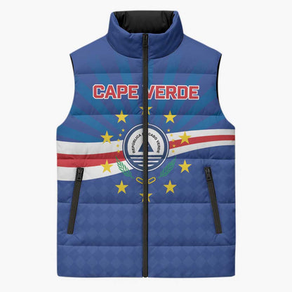 Cape Verde Football 2026 Sleeveless Puffer Jacket Historic First World Cup Appearance