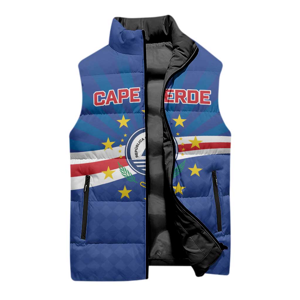 Cape Verde Football 2026 Sleeveless Puffer Jacket Historic First World Cup Appearance