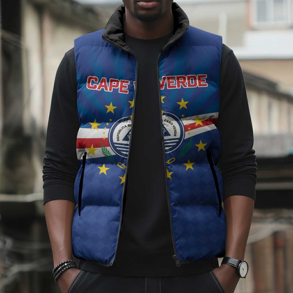 Cape Verde Football 2026 Sleeveless Puffer Jacket Historic First World Cup Appearance