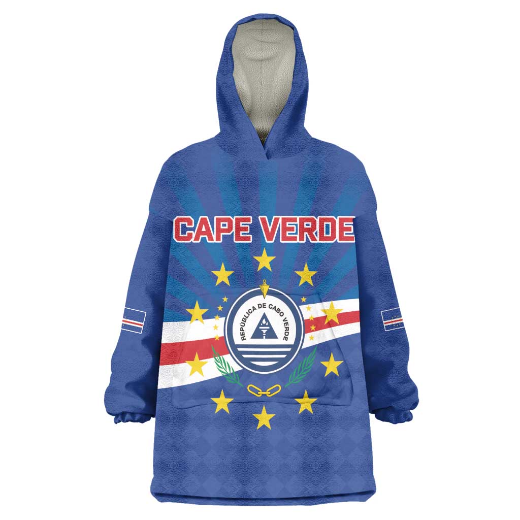 Cape Verde Football 2026 Wearable Blanket Hoodie Historic First World Cup Appearance - African Pride