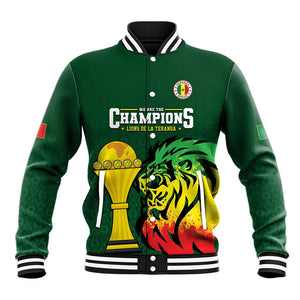 Senegal Football Champions Custom Baseball Jacket Lions of Teranga Rise