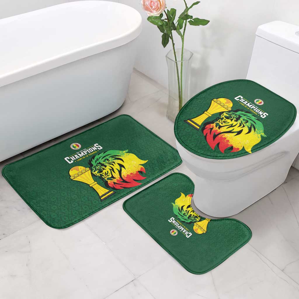 Senegal Football Champions Bathroom Set Lions of Teranga Rise