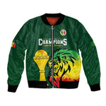 Senegal Football Champions Custom Bomber Jacket Lions of Teranga Rise