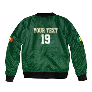 Senegal Football Champions Custom Bomber Jacket Lions of Teranga Rise