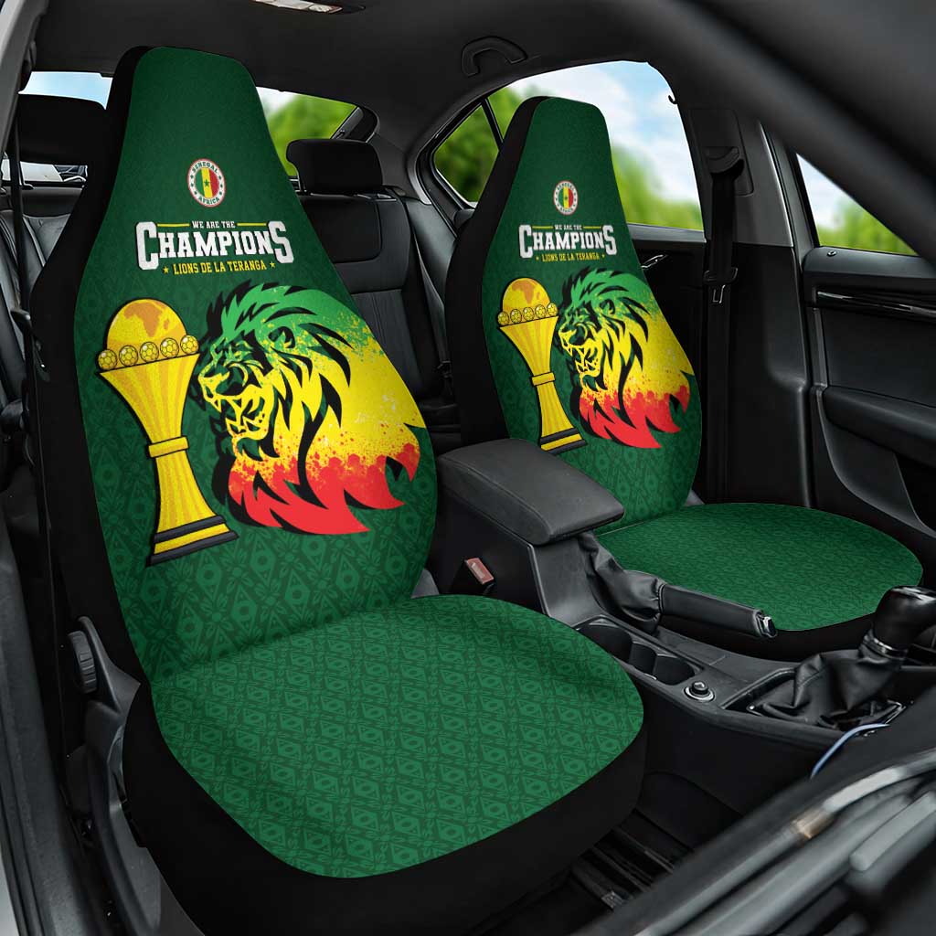 Senegal Football Champions Car Seat Cover Lions of Teranga Rise