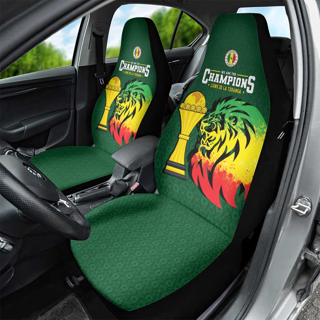 Senegal Football Champions Car Seat Cover Lions of Teranga Rise