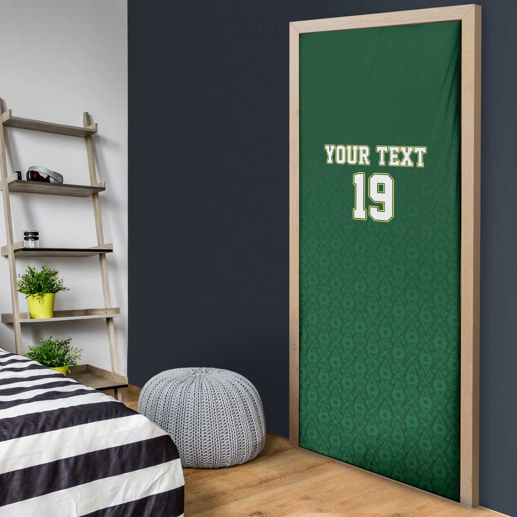 Senegal Football Champions Custom Door Cover Lions of Teranga Rise