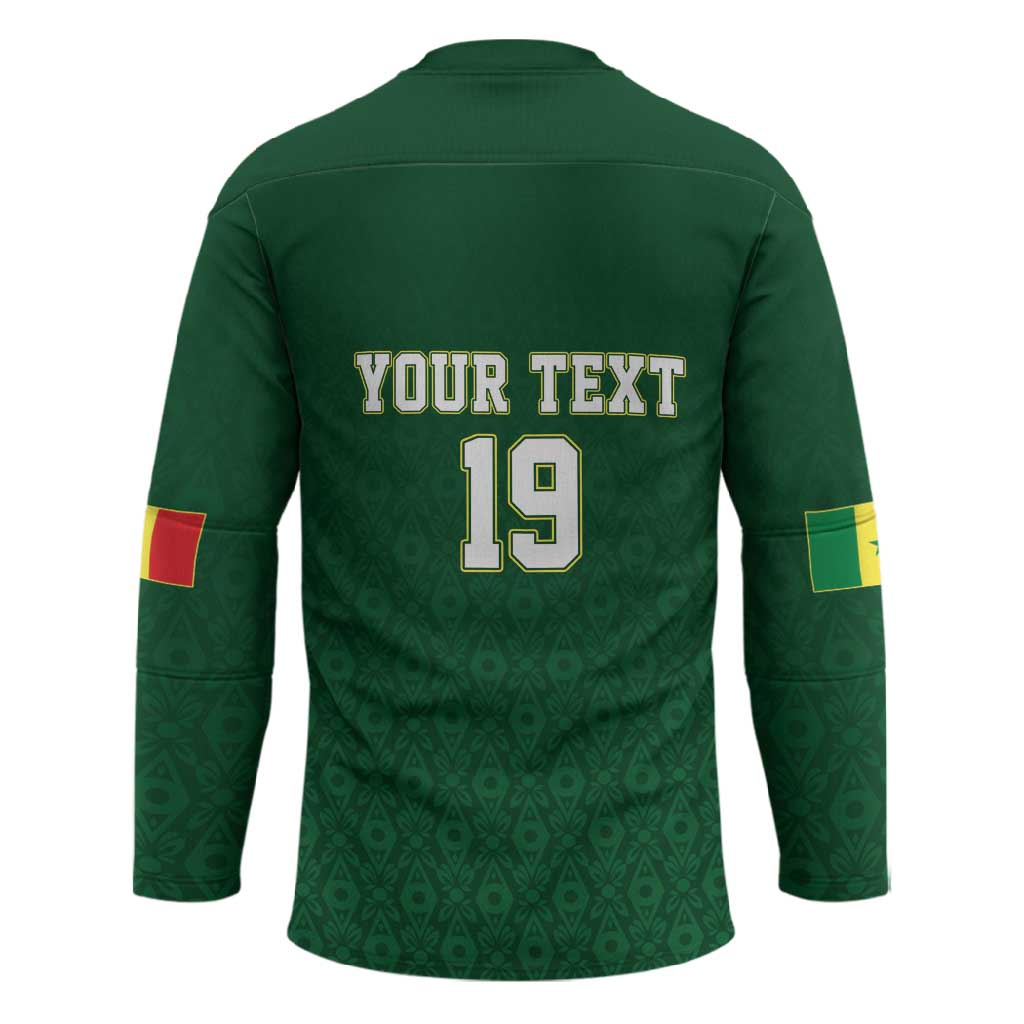 Senegal Football Champions Custom Hockey Jersey Lions of Teranga Rise