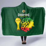 Senegal Football Champions Hooded Blanket Lions of Teranga Rise