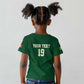 Senegal Football Champions Custom Kid T shirt Lions of Teranga Rise