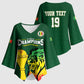 Senegal Football Champions Custom Kimono Sleeve Blouse Lions of Teranga Rise