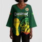 Senegal Football Champions Custom Kimono Sleeve Blouse Lions of Teranga Rise