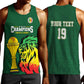 Senegal Football Champions Custom Men Tank Top Lions of Teranga Rise
