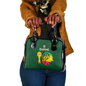 Senegal Football Champions Shoulder Handbag Lions of Teranga Rise