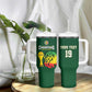 Senegal Football Champions Custom Tumbler With Handle Lions of Teranga Rise