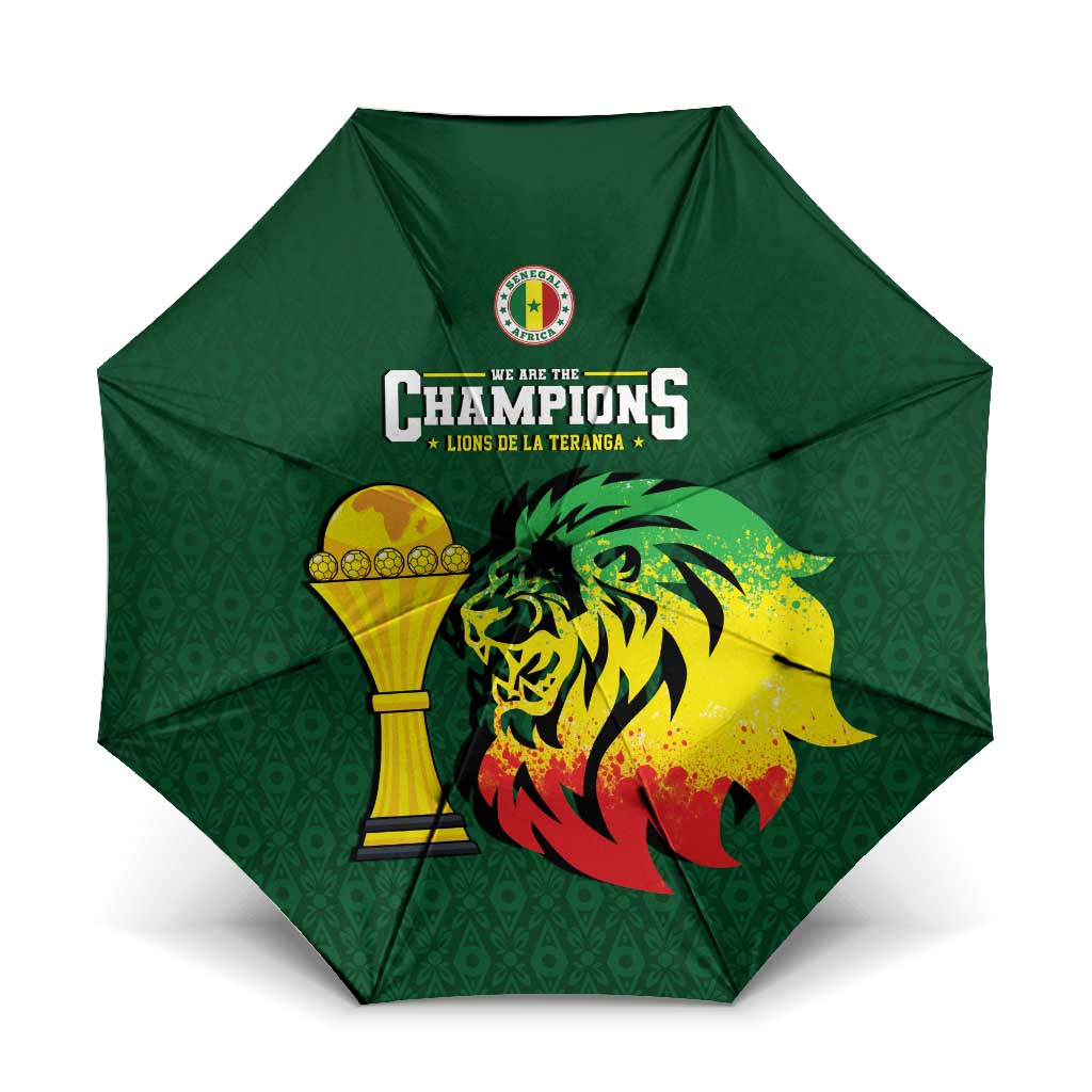 Senegal Football Champions Umbrella Lions of Teranga Rise