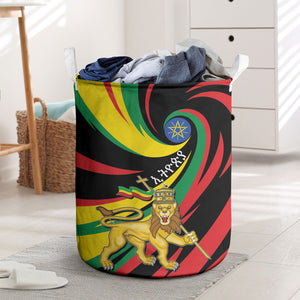 Ethiopia National Day 1991 Laundry Basket Habesha Lion Of Judah