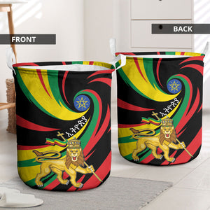 Ethiopia National Day 1991 Laundry Basket Habesha Lion Of Judah