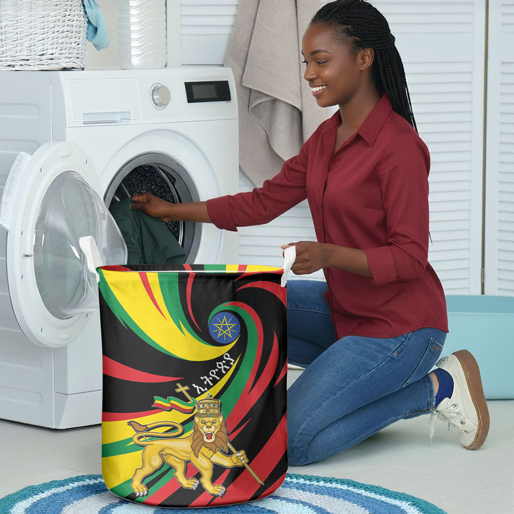 Ethiopia National Day 1991 Laundry Basket Habesha Lion Of Judah