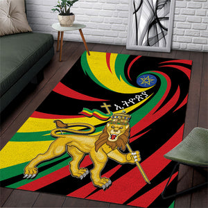 Ethiopia National Day 1991 Area Rug Habesha Lion Of Judah