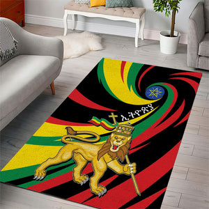 Ethiopia National Day 1991 Area Rug Habesha Lion Of Judah