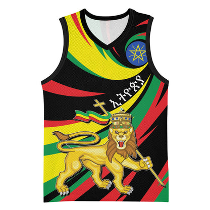 Ethiopia National Day 1991 Basketball Jersey Habesha Lion Of Judah